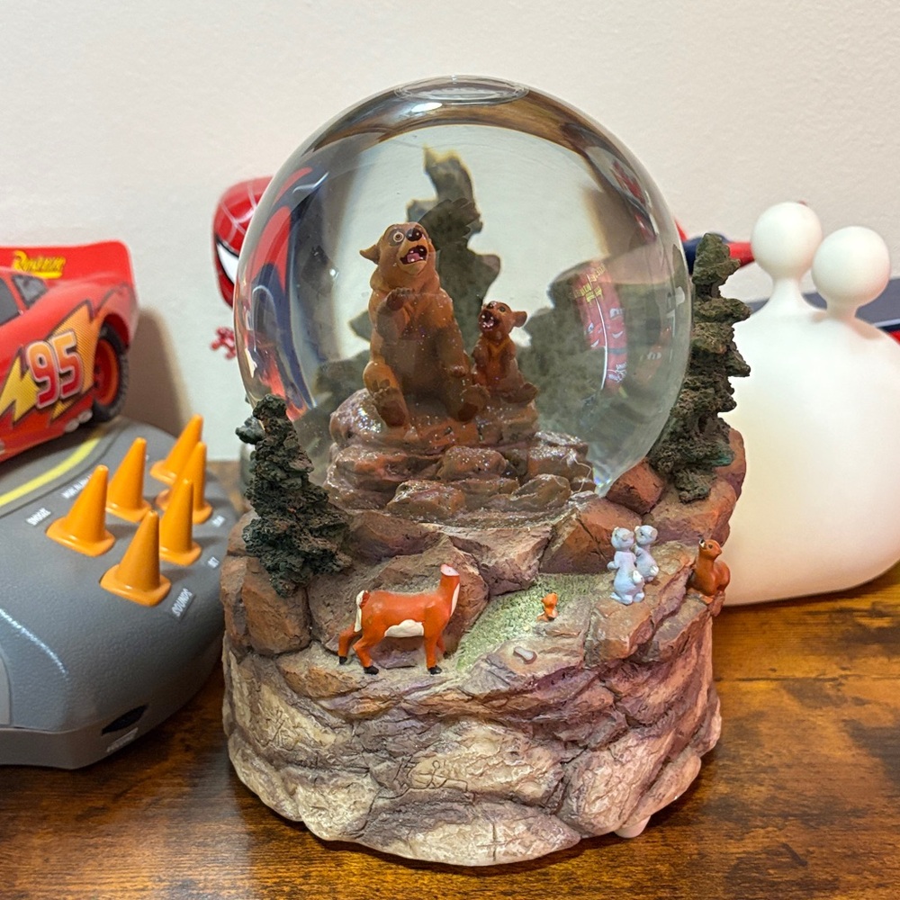 Brother Bear  Snow Globe with Forest Scene